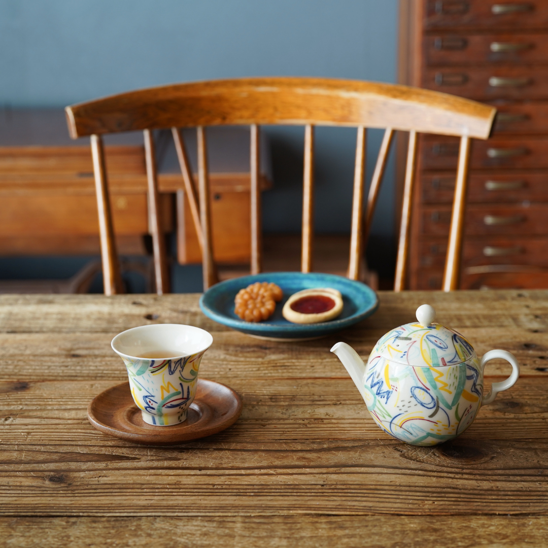 aardvark TEAオリジナル茶杯(moomooyo 製作)限定4個