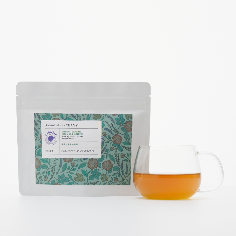 ボタニカルティーHANA 薔薇と生姜の煎茶