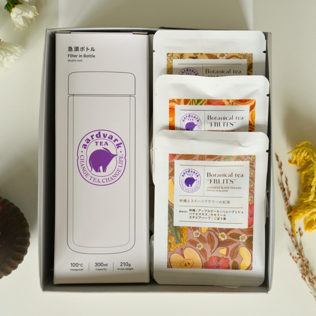 【秋季限定】気軽に贈れる！急須ボトルとオータムセレクト3種セット