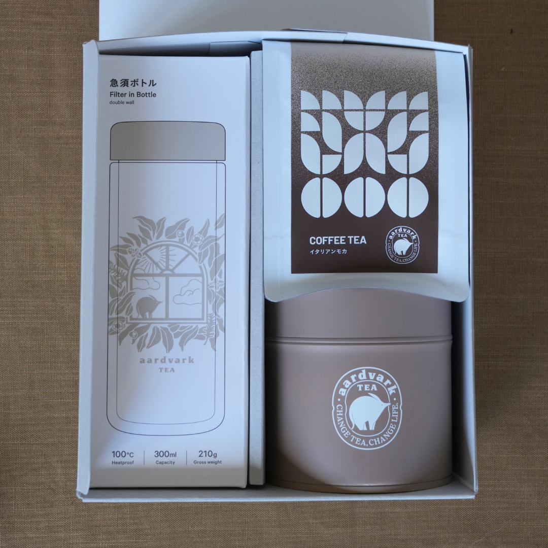 【数量限定】急須ボトルとオリジナル缶  + 限定コーヒーティー