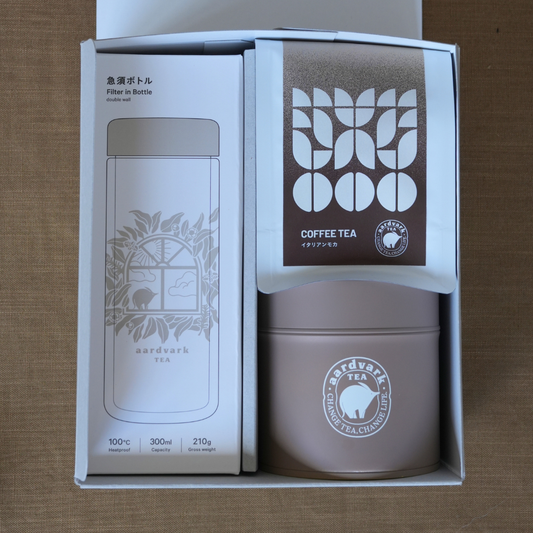 【数量限定】急須ボトルとオリジナル缶  + 限定コーヒーティー