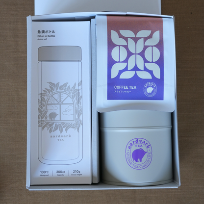 【数量限定】急須ボトルとオリジナル缶  + 限定コーヒーティー