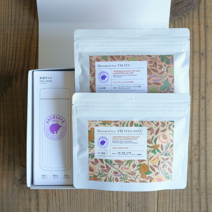 ［天然果実と紅茶のマリアージュ］急須ボトルと果実の紅茶2種セット