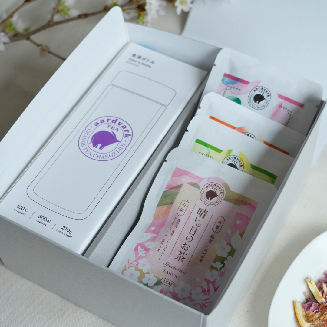 ［期間限定］晴レの日のお茶付き | 急須ボトルと毎日のお茶4種セット