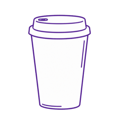 コーヒー店でテイクアウト